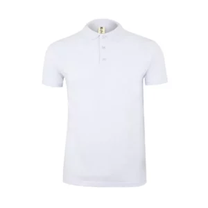 Polo Mukua GIBSON en color White, vista frontal