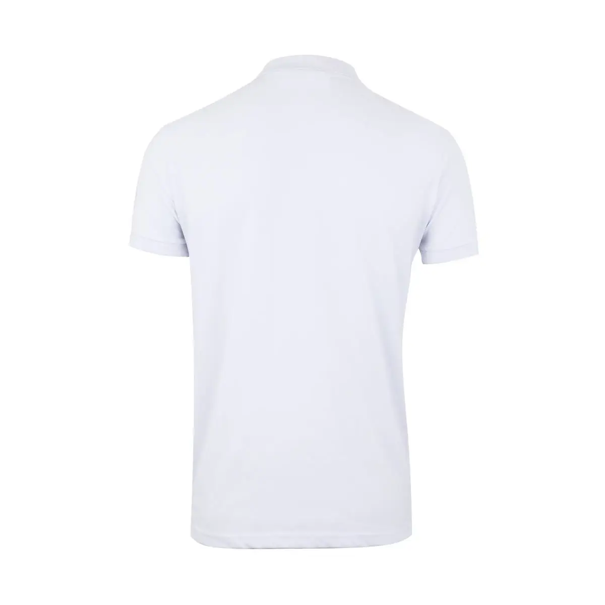 Polo unisex Mukua GIBSON MK215WV 4 Polo Mukua GIBSON en color White, vista trasera