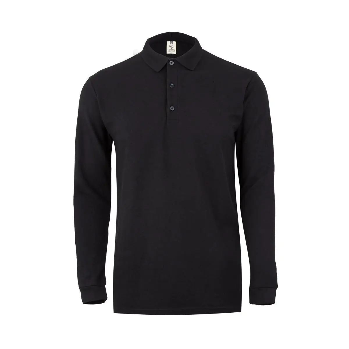 Polo unisex Mukua CLIFTON MK242CV 5 Polo Mukua CLIFTON en color Black, vista frontal