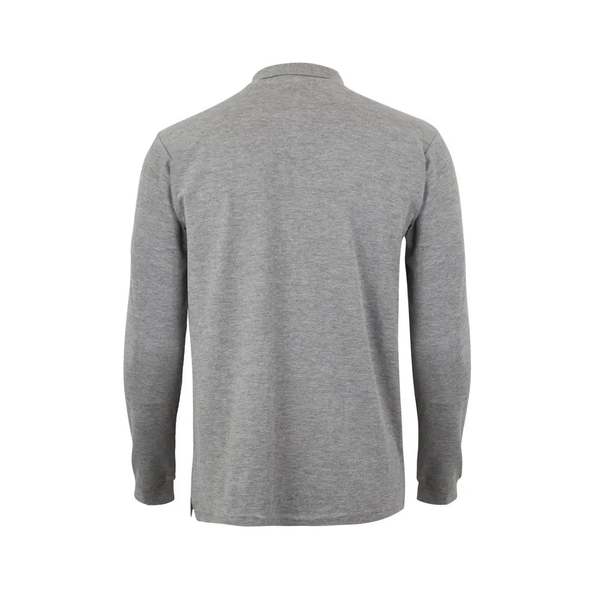 Polo unisex Mukua CLIFTON MK242CV 4 Polo Mukua CLIFTON en color Heather Grey, vista trasera