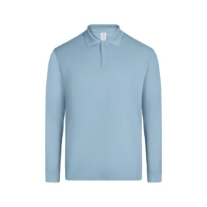 Polo Mukua CLIFTON en color Sky Blue, vista frontal