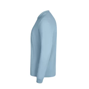 Polo Mukua CLIFTON en color Sky Blue, vista lateral