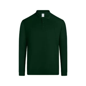 Polo Mukua CLIFTON en color Bottle Green, vista frontal