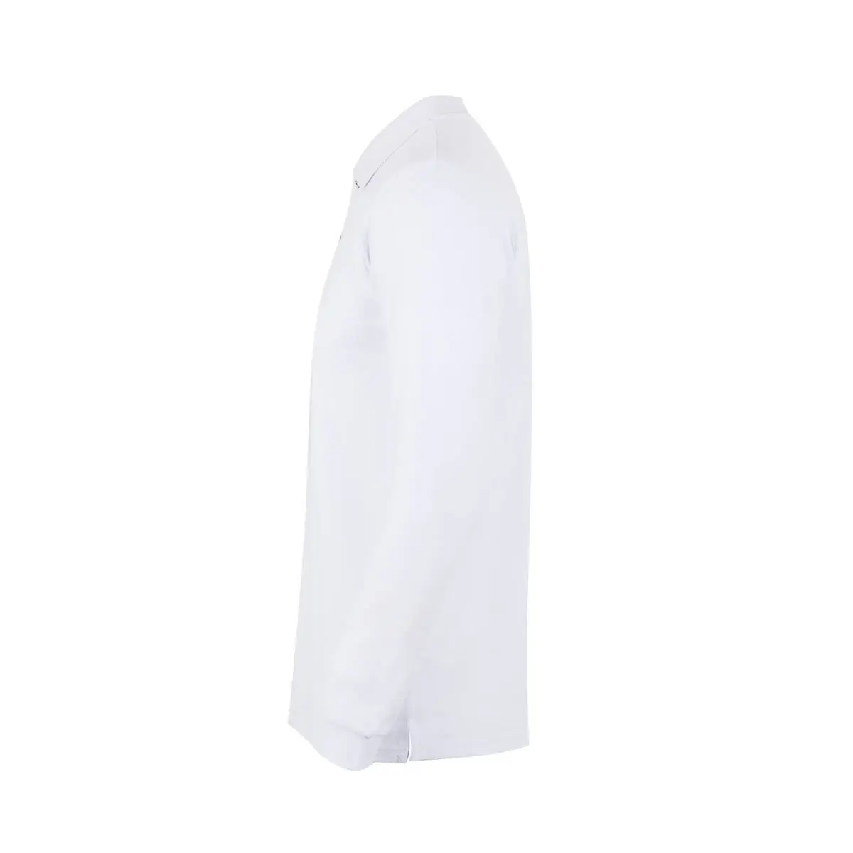 Polo unisex Mukua CLIFTON MK242WV 3 Polo Mukua CLIFTON en color White, vista lateral