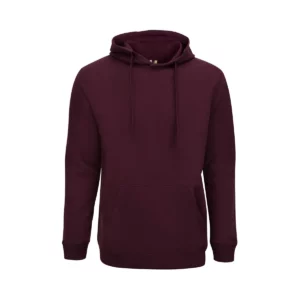 Sudadera Mukua MK605V en Wine, vista frontal de la prenda