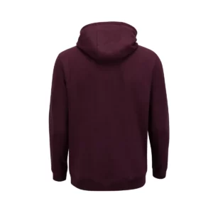 Sudadera Mukua MK605V en Wine, vista trasera de la prenda