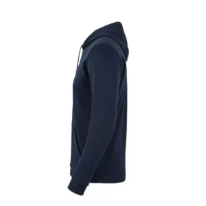 Sudadera Mukua MK605V en Navy, vista lateral de la prenda