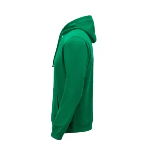 Sudadera Mukua MK605V en Kelly green, vista lateral de la prenda