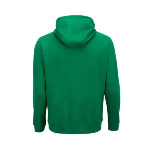 Sudadera Mukua MK605V en Kelly green, vista trasera de la prenda
