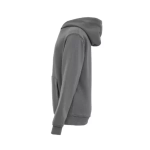 Sudadera Mukua MK606V en Dark grey, vista lateral de la prenda