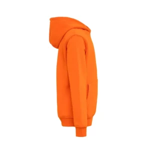 Sudadera Mukua MK606V en Orange, vista lateral de la prenda