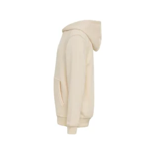 Sudadera Mukua MK606V en Ivory, vista lateral de la prenda