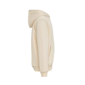 Sudadera Mukua MK606V en Ivory, vista lateral de la prenda