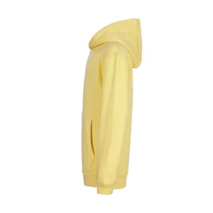 Sudadera Mukua MK606V en Summer yellow, vista lateral de la prenda