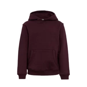 Sudadera Mukua MK606V en Wine, vista frontal de la prenda