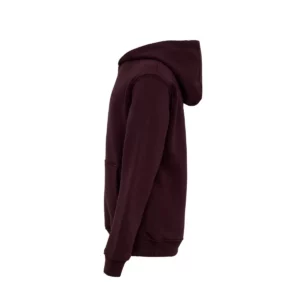 Sudadera Mukua MK606V en Wine, vista lateral de la prenda