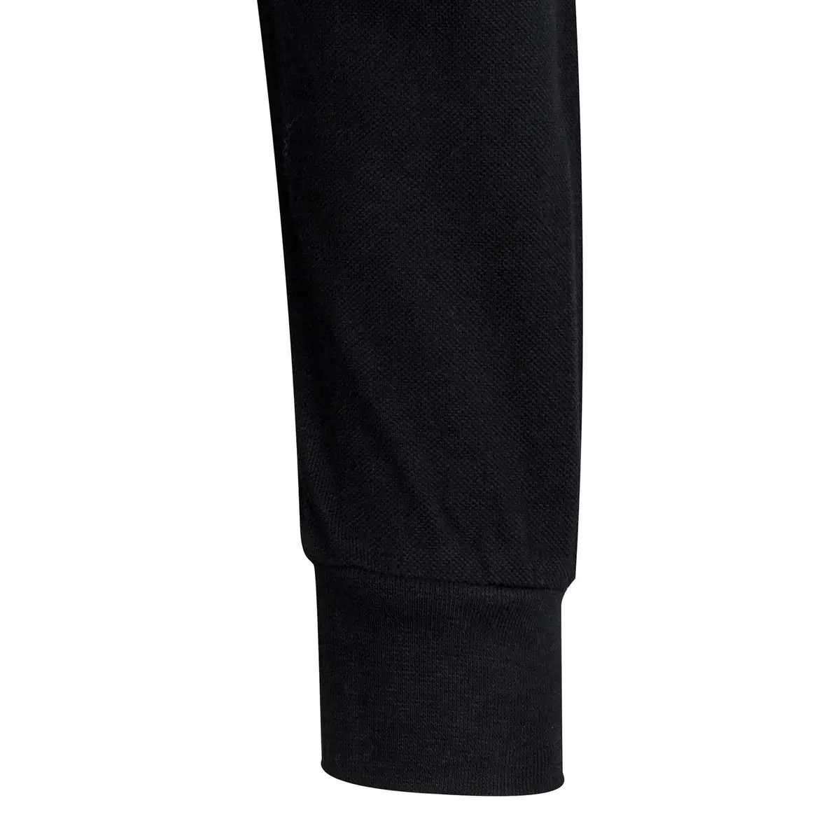 Polo unisex Mukua HOBART PL200UC 8 Polo Mukua HOBART en color Black, detalle del puño