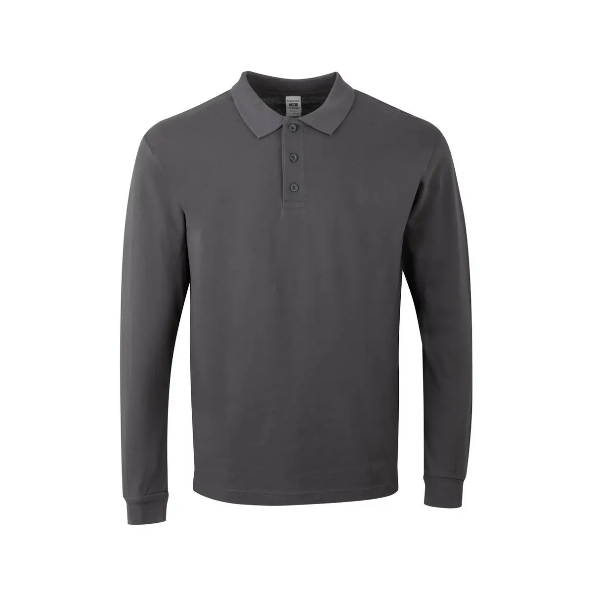 Polo unisex Mukua HOBART PL200UC 32 Polo Mukua HOBART en color Dark Grey, vista frontal
