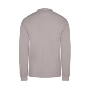Polo Mukua HOBART en color Cloud Grey, vista trasera