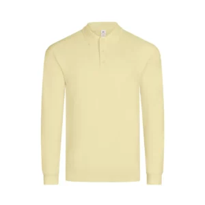 Polo Mukua HOBART en color Butter Yellow, vista frontal