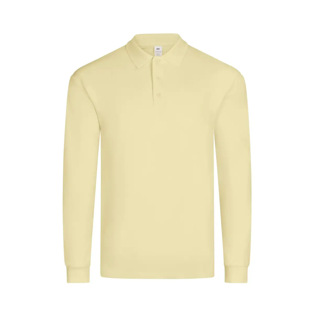 Polo unisex Mukua HOBART PL200UC 91 Polo Mukua HOBART en color Butter Yellow, vista frontal