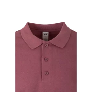 Polo Mukua HOBART en color Grape, detalle del cuello