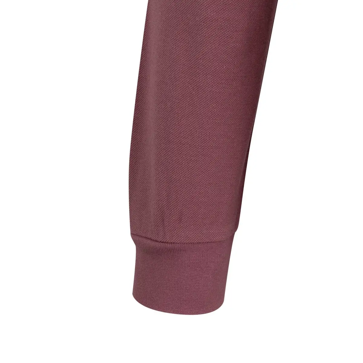 Polo unisex Mukua HOBART PL200UC 15 Polo Mukua HOBART en color Grape, detalle del puño