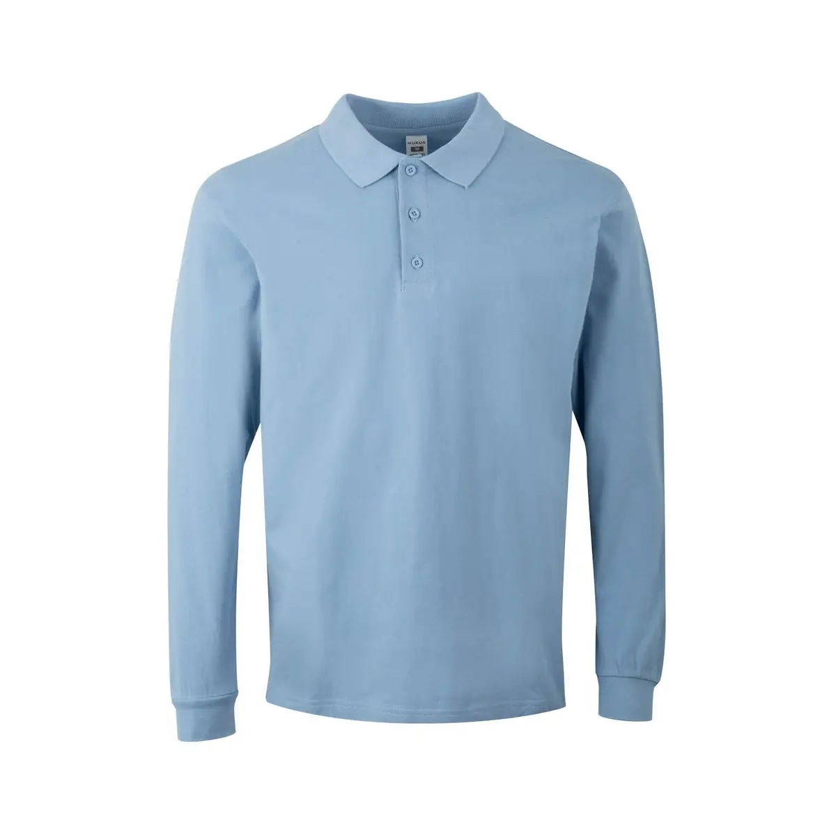 Polo unisex Mukua HOBART PL200UC 59 Polo Mukua HOBART en color Sky Blue, vista frontal