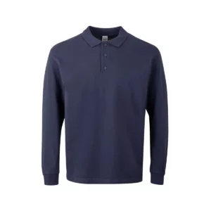 Polo Mukua HOBART en color Denim Blue, vista frontal