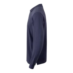 Polo Mukua HOBART en color Denim Blue, vista lateral