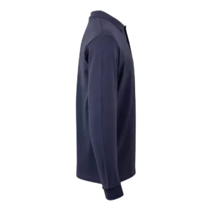 Polo Mukua HOBART en color Denim Blue, vista lateral