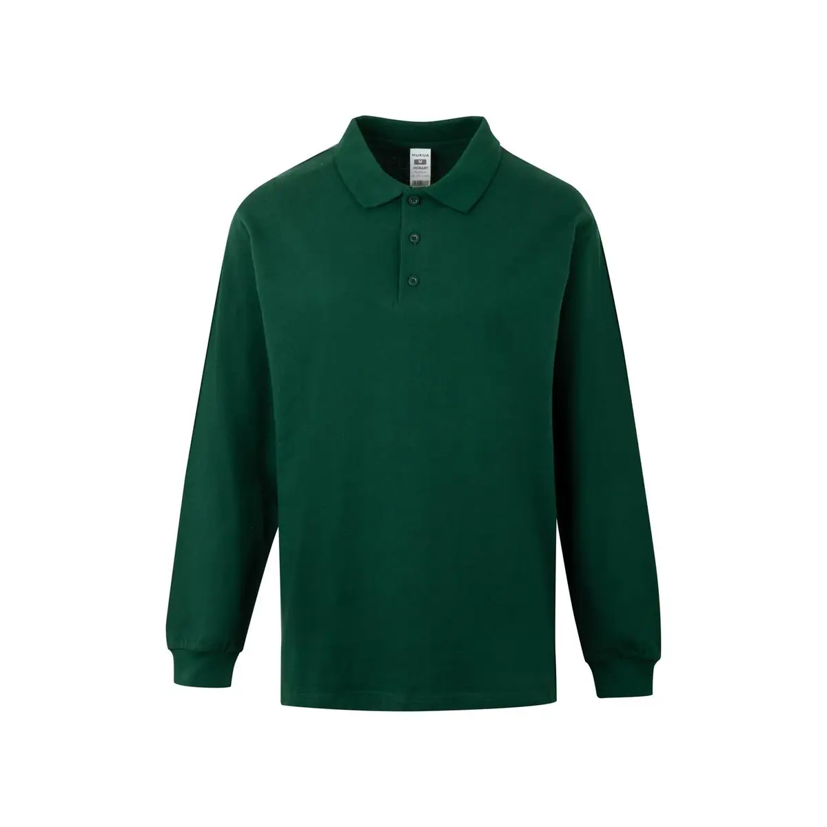 Polo unisex Mukua HOBART PL200UC 67 Polo Mukua HOBART en color Bottle Green, vista frontal