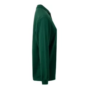 Polo Mukua HOBART en color Bottle Green, vista lateral