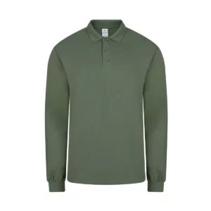 Polo Mukua HOBART en color Tea Green, vista frontal