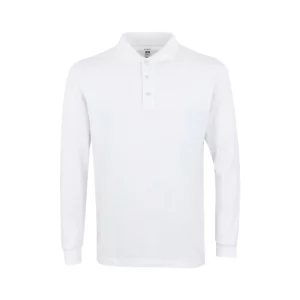 Polo Mukua HOBART en color White, vista frontal
