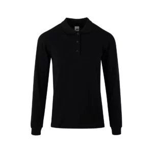 Polo Mukua HOBART WOMAN en color Black, vista frontal