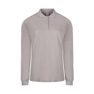 Polo Mukua HOBART WOMAN en color Cloud Grey, vista frontal