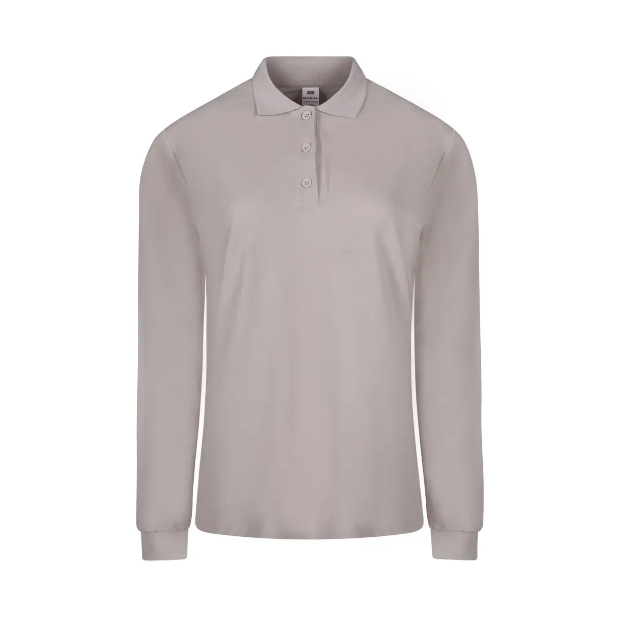 Polo de mujer Mukua HOBART WOMAN PL200WC 3 Polo Mukua HOBART WOMAN en color Cloud Grey, vista frontal