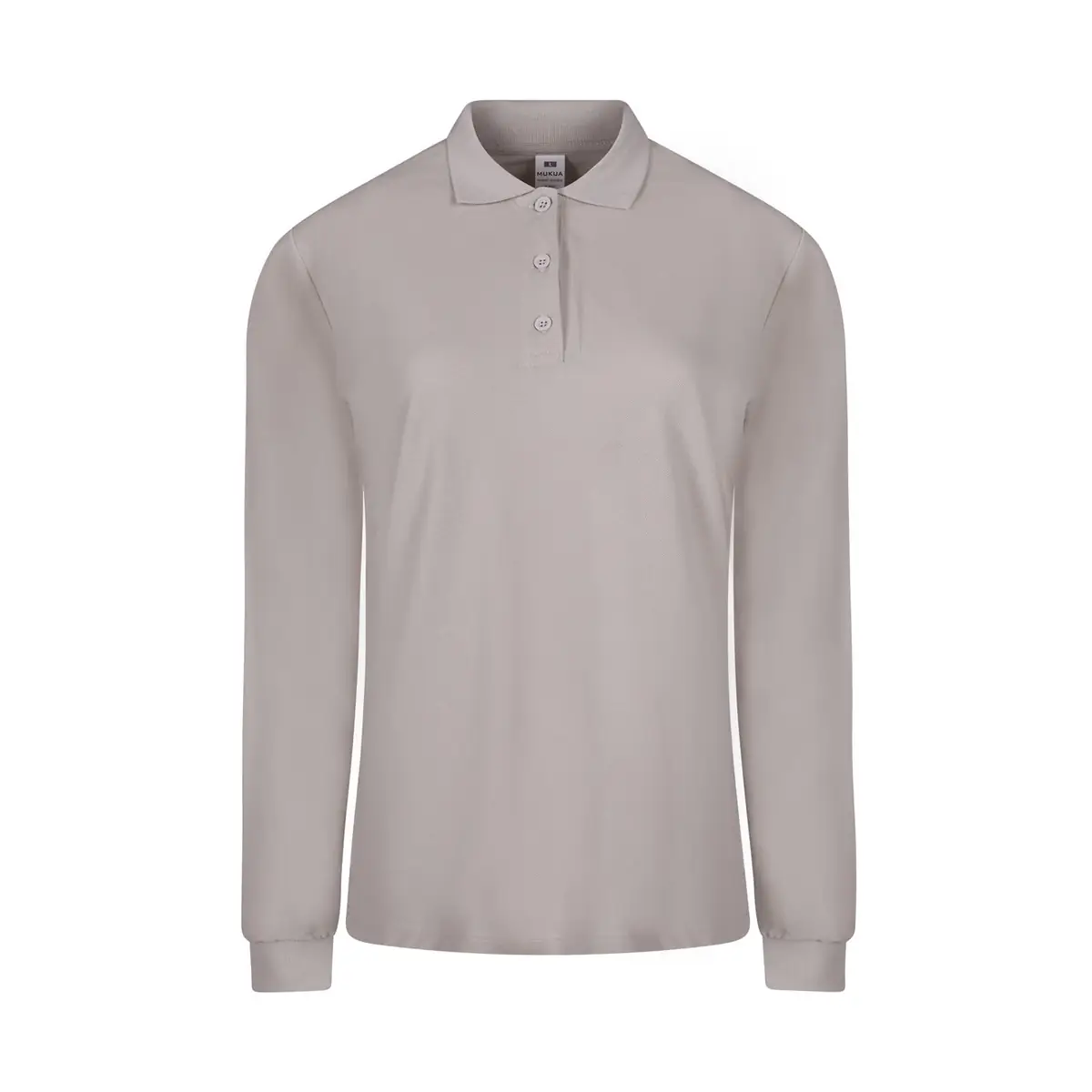 Polo de mujer Mukua HOBART WOMAN PL200WC 4 Polo Mukua HOBART WOMAN en color Cloud Grey, vista frontal
