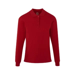 Polo Mukua HOBART WOMAN en color Red, vista frontal