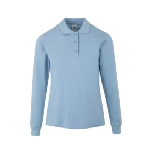 Polo Mukua HOBART WOMAN en color Sky Blue, vista frontal