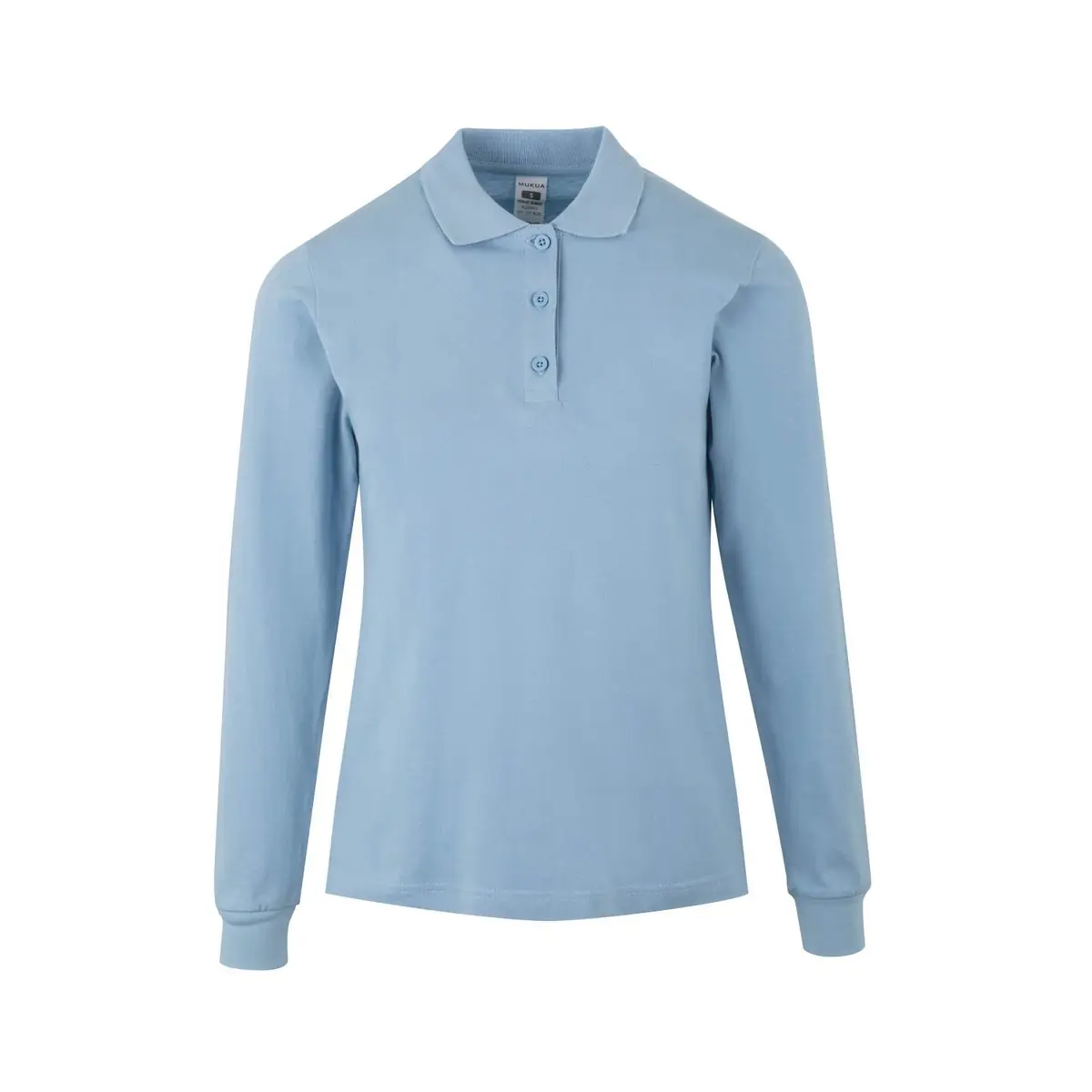 Polo de mujer Mukua HOBART WOMAN PL200WC 47 Polo Mukua HOBART WOMAN en color Sky Blue, vista frontal