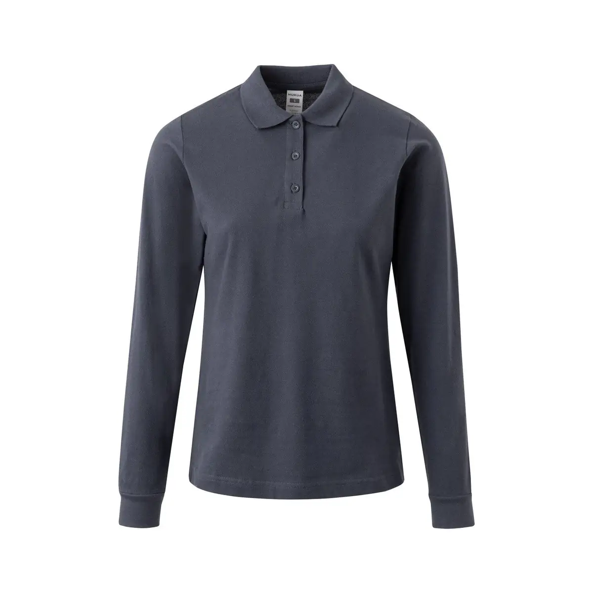 Polo de mujer Mukua HOBART WOMAN PL200WC 35 Polo Mukua HOBART WOMAN en color Denim Blue, vista frontal