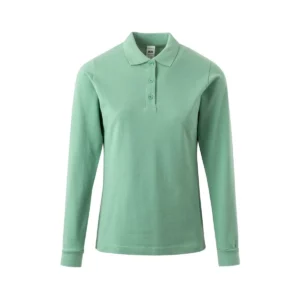Polo Mukua HOBART WOMAN en color Sage, vista frontal