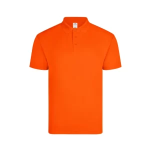 Polo Mukua BOGAN en color Fluor Orange, vista frontal