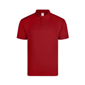 Polo Mukua BOGAN en color Red, vista frontal