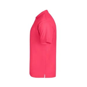 Polo Mukua BOGAN en color Fluor Coral, vista lateral