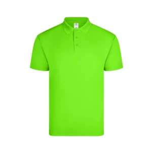 Polo Mukua BOGAN en color Lime Flúor, vista frontal