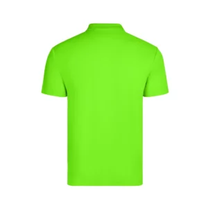 Polo Mukua BOGAN en color Lime Flúor, vista trasera