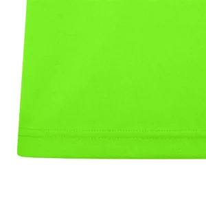 Polo Mukua BOGAN en color Lime Flúor, detalle del tejido